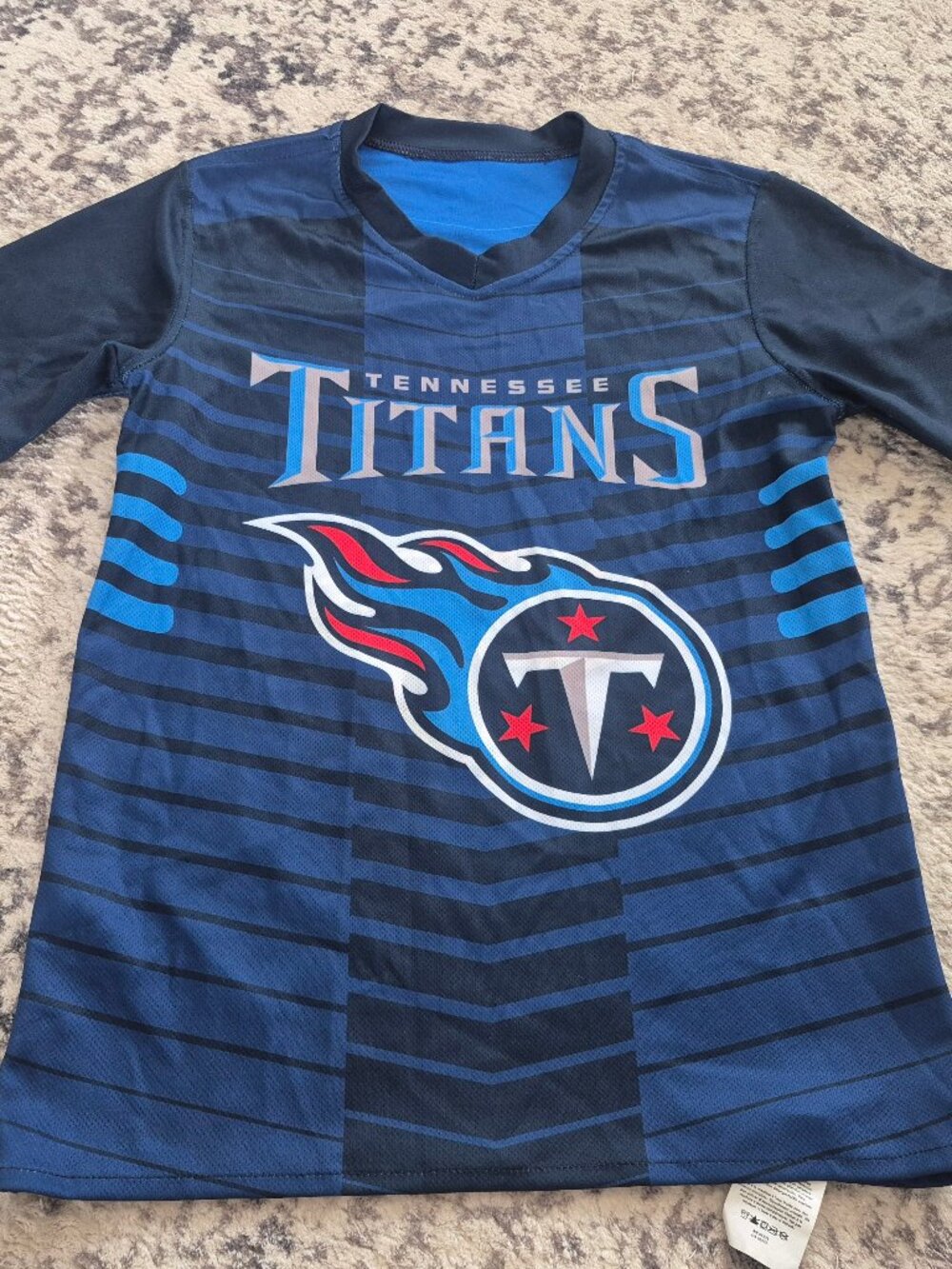 NFL Flag Tennessee Titans Reversible Youth M Football Jersey